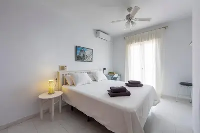 Cama o camas de una habitación en Milan 5 Adosado familiar con jardín