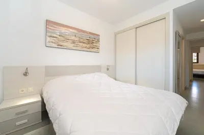 Cama o camas de una habitación en Casa Indalo