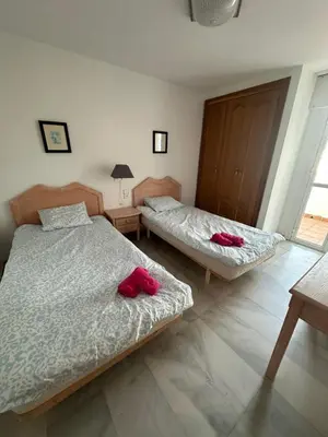 Cama o camas de una habitación en El Sueńo del Mar