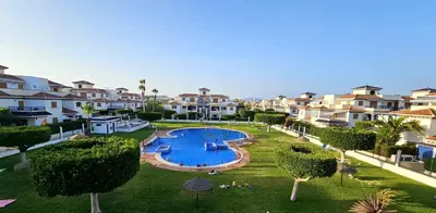 Piscina en o cerca de Apartamento de 2 dormitorios en Veramar 5 Primera Linea de Playa