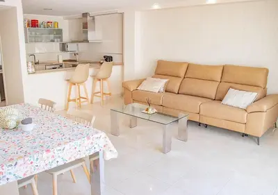 Una cocina o zona de cocina en Apartamento feta playa