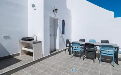 Zona de estar de La Mimosa del Cabo
