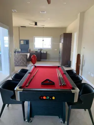 Mesa de billar en El Olivo Private Swimming Pool