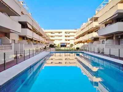 Piscina en o cerca de BS Apartamento Buenavista Playa estancia min 6 noches A 2 minutos de la playa