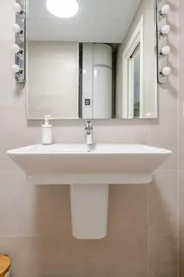 Un baño de Cozy Apt 3BR, Near Cabo de Gata, Beach, Gym, Pool, Golf