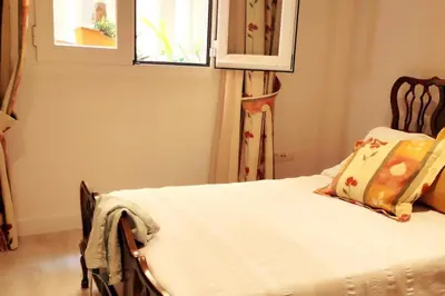 Cama o camas de una habitación en Apartamento en Ejido Centro