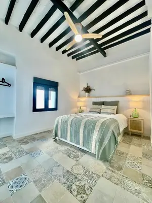 Cama o camas de una habitación en La Botica Home