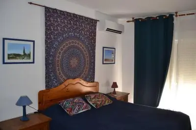 Cama o camas de una habitación en Casa Barbados
