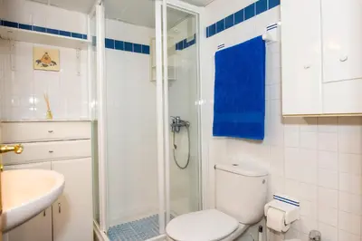 Un baño de Apartamento céntrico Belquimar a pocos pasos de la playa