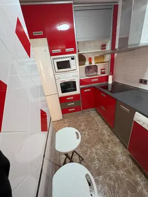 Una cocina o zona de cocina en Orilla playa Balerma