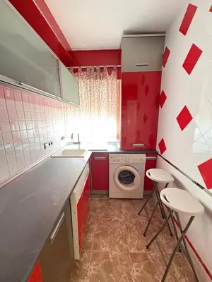 Una cocina o zona de cocina en Orilla playa Balerma