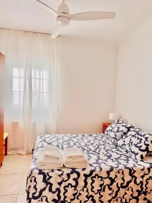 Cama o camas de una habitación en Casa Ramón