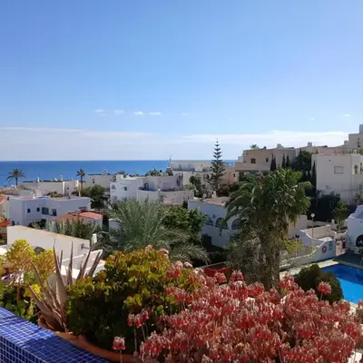 Sunny apartment in Mojácar with sea views
