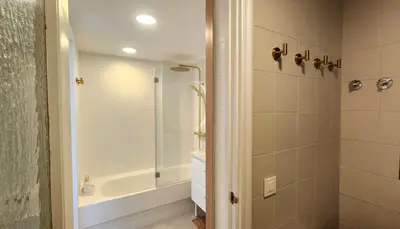 Un baño de Apartamento Mar de Roquetas