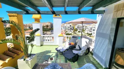 Zona de estar de Apartamento Mar de Roquetas