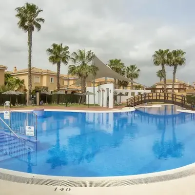Vera Playa Chalet Adosado Jardín Piscina Parking