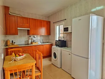 Una cocina o zona de cocina en Casa ENCANTOS DEL MAR, La Fabriquilla, Cabo de Gata