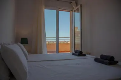 Cama o camas de una habitación en Trendy Homes Brisamarina Roquetas de Mar