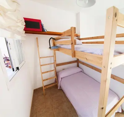 Cama o camas de una habitación en Apartamento San José