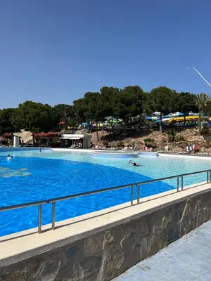 Piscina en o cerca de Casa de Federico con vistas al mar en Vera Playa