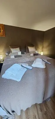 Cama o camas de una habitación en La Fuente de Vida