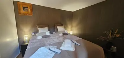 Cama o camas de una habitación en La Fuente de Vida