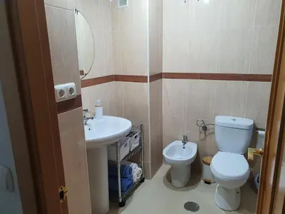 Un baño de Apartamento estilo nordico Lagos de Almerimar
