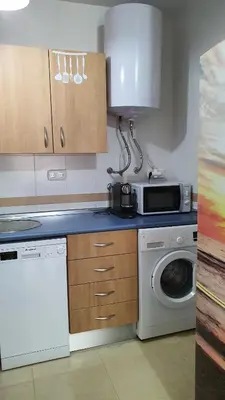 Una cocina o zona de cocina en Apartamento estilo nordico Lagos de Almerimar