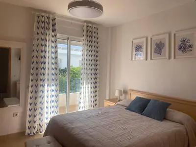 Cama o camas de una habitación en Casa CalaSol