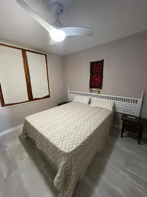 Cama o camas de una habitación en Acantilado del mar