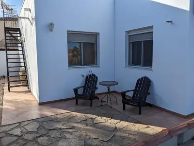 Un balcón o terraza de Home -Cantoria Private Pool Roof Terrace