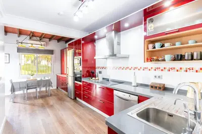 Una cocina o zona de cocina en Casa Valparaíso R&R