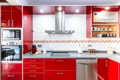 Una cocina o zona de cocina en Casa Valparaíso R&R
