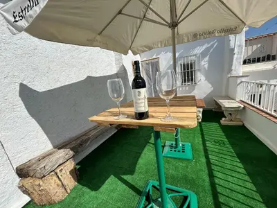 Un patio o zona al aire libre en Aires de la Alpujarra