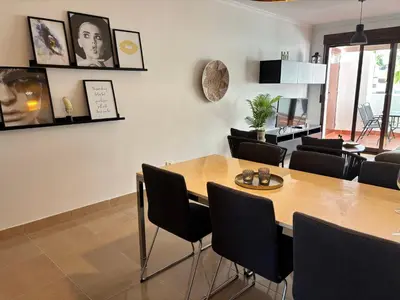 Zona de estar de Appartement Salinalux Vera Playa