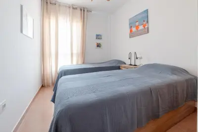 Cama o camas de una habitación en Casa Roxanne