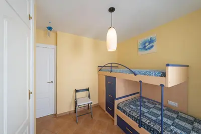 Cama o camas de una habitación en Aloe Pasito