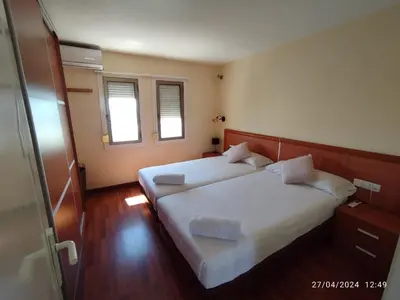 Cama o camas de una habitación en apartamento albaida