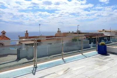 Un balcón o terraza de Apartamentos Villa Azul