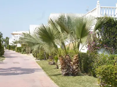Jardín al aire libre en Bahia de Vera apartamento Nataly