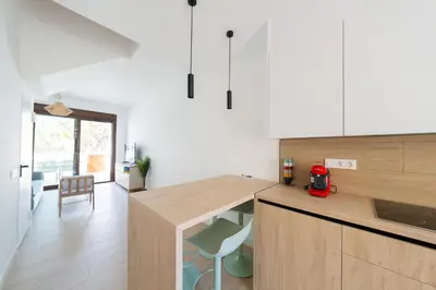 Una cocina o zona de cocina en Casa Izar