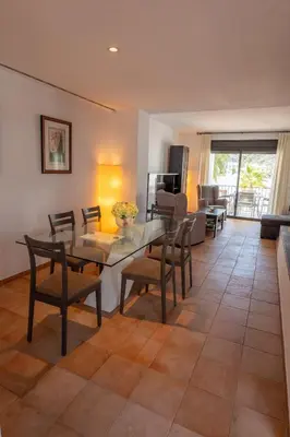 Zona de estar de Villa de 4 dormitorios en el Resort Playa Macenas