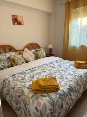 Cama o camas de una habitación en Apartment in Palomares, Balcones Del Marques complex , Cuevas del Almanzora