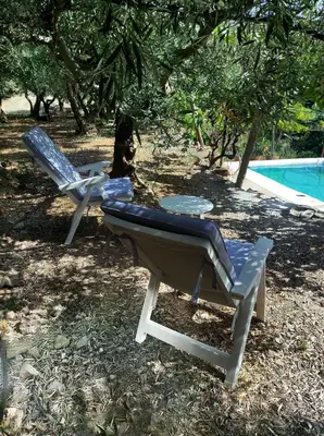 Jardín al aire libre en Casa Rural en Ohanes, 1 dormitorio - El Cortijo Escondido, La Rosa