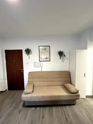 Zona de estar de A pasos del mar, 4 habitaciones, AC y reformado