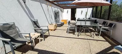 Un balcón o terraza de Los Rubiales - Andalusian self catering apartments with pool