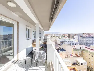 Un balcón o terraza de Apartment Vista Playa Zapillo by Interhome