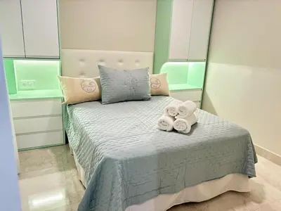 Cama o camas de una habitación en Rentaly Holidays El Cobijo Del Conde