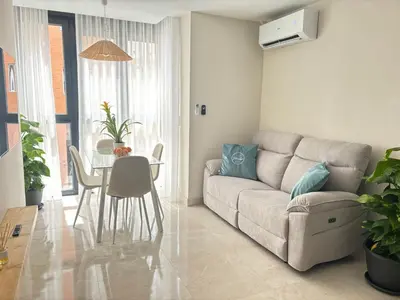 Zona de estar de Rentaly Holidays El Cobijo Del Conde