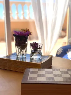 Cama o camas de una habitación en La Brisa de Terreros